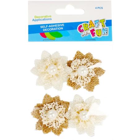 Декоративне прикраса самоклеющейся квітки - креативна стаття