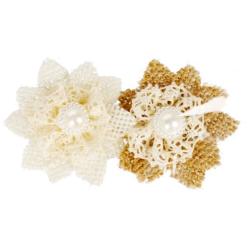 Ozdoba dekoracyjna materiał. kwiat samoprzylepny STARPAK