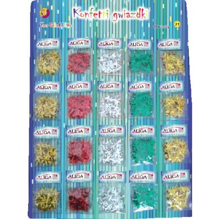 Confetti MT-6611 зірок 20p - креативна стаття