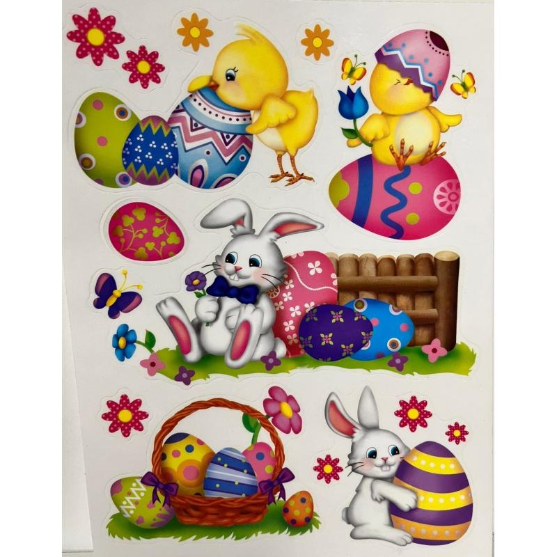 Великодні наклейки ve001