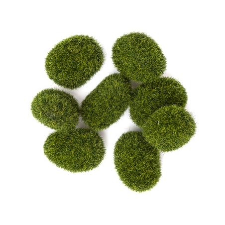 Kamyki z mchem 8szt. DP CRAFT