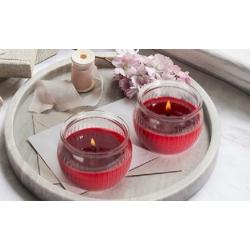 Склянка для свічок - яблуко і кориця SN69