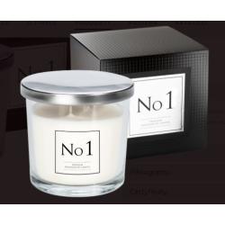 Świeca Dwuknot oriental biała BISPOL