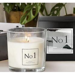 Świeca Dwuknot oriental biała BISPOL