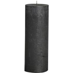 Świeca rustik 130/68 met czarna BOLSIUS