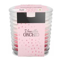 Ароматична свічка - Ребристе скло, 3 кольори