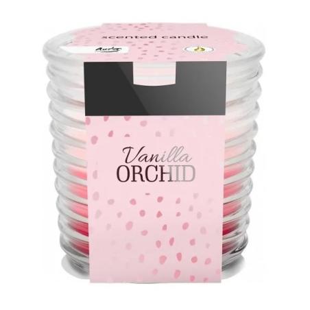 Ароматична свічка - Ребристе скло, 3 кольори