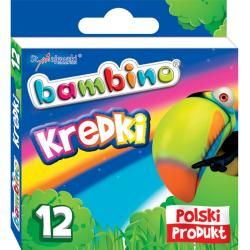 Свічкові крейда BAMBINO 12 кольорів (включаючи золотий)