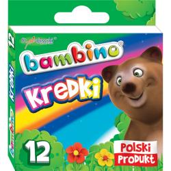 Kredki świecowe 12 kol. BAMBINO