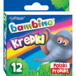 Свічкові крейда BAMBINO 12 кольорів (включаючи золотий)