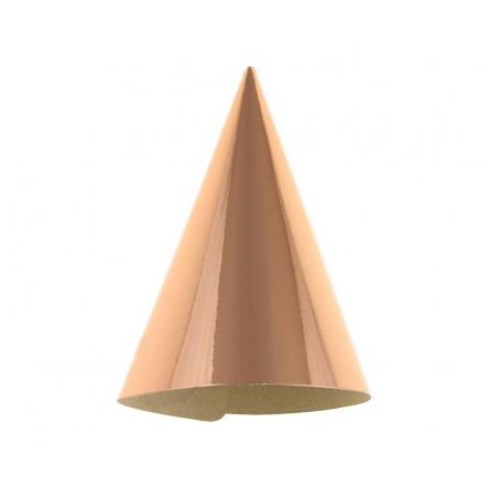 Кришки паперові B&C Metallic рожеве золото
