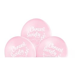 Повітряна куля СВЯТЕ ХРЕЩЕННЯ рожева