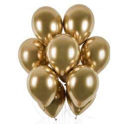 Повітряна куля 13'' золота, металік 50 штук