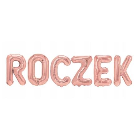 Фольгована повітряна куля ROCZEK 6 літр 40см золота