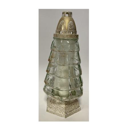 Свічка Z-75 ялинка біле скло