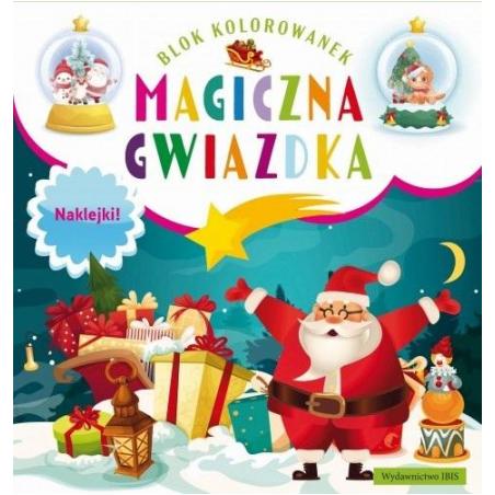 Blok kolorowanek. Magiczna gwiazdka IBIS