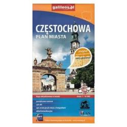 Ченстохова - карта міста ВОДОНЕПРОНИКНА