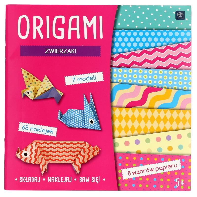 Книга з наклейками орігамі 20х20