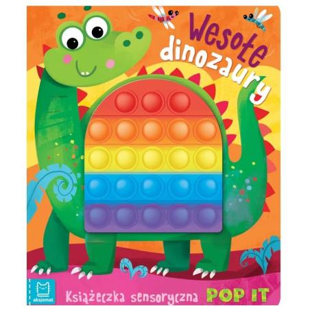 Весела сенсорна книга динозаврів від POP IT