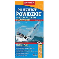 Pojezierze Powidzkie i Puszcza Pyzdrska - Mapa