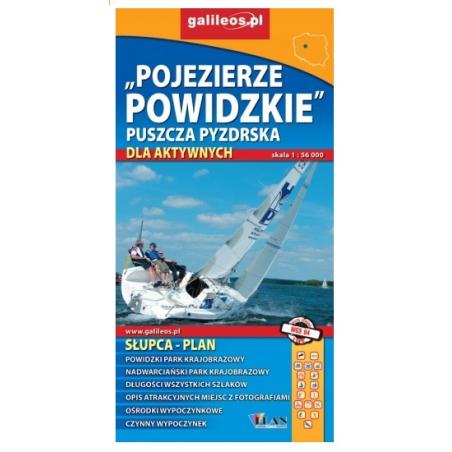 Pojezierze Powidzkie i Puszcza Pyzdrska - Mapa