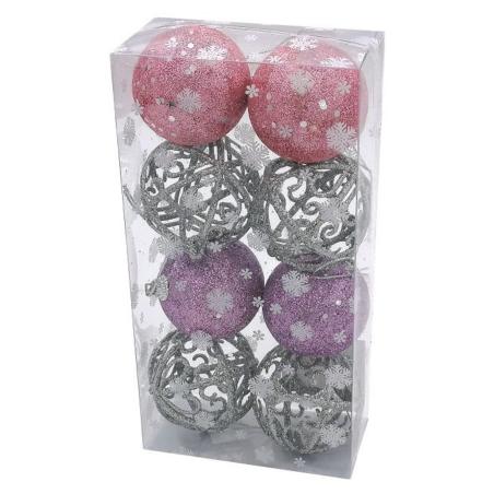 Zestaw bombki 8szt.100