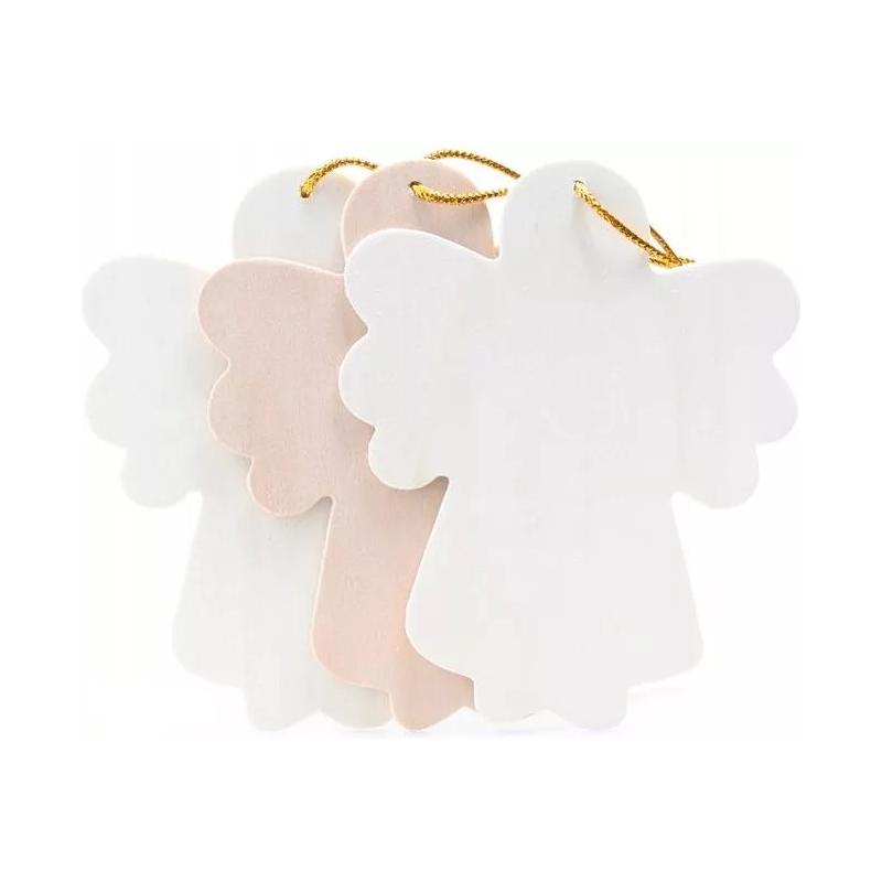 Ozdoby BN drewno Anioł 3 szt. STARPAK