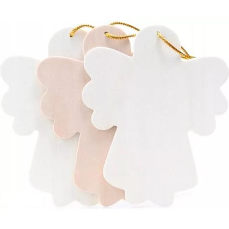 Ozdoby BN drewno Anioł 3 szt. STARPAK