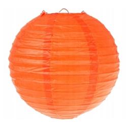 Lampion Halloween z lampką pomarańczowy