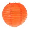 Lampion Halloween z lampką pomarańczowy