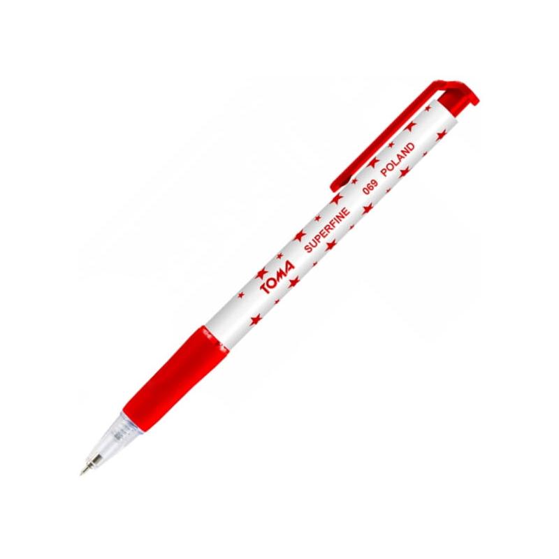 Ручка TOMA S-Fine автоматичний RED