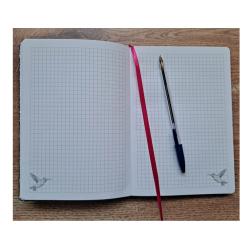 Notes brokatowy A5 kratka PASO