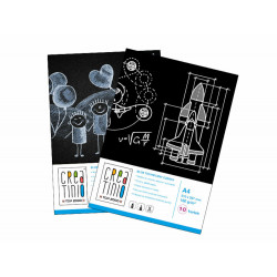 Технічний блок А4 чорний 10k creatinio