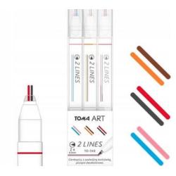 TOMA Тонкий вкладиш 2 лінії мікс/ 3