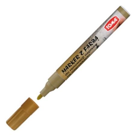 Marker do renowacji nagrobków złoty TOMA