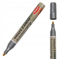 Marker do renow. nagrob. srebrny TOMA