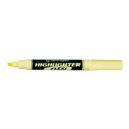 Zakreślacz żółty pastel. Highlighter CENTROPEN