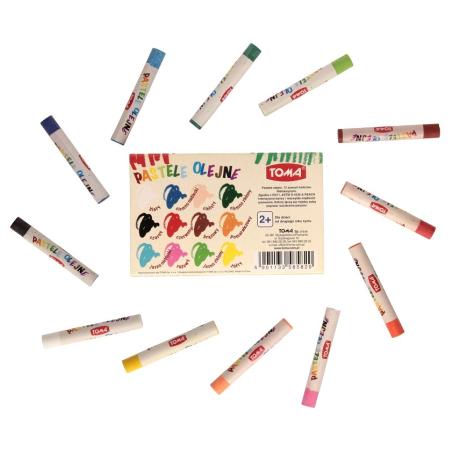 TOMA Pastele olejne 12kol.