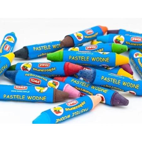 Pastele wodne 16kol. Zębozaurus TOMA