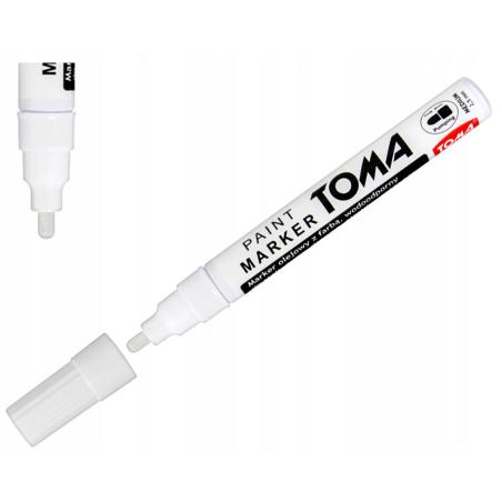 Marker olejowy biały TOMA
