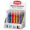 Marker akrylowy mix kolorów TOMA