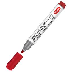 Marker do tablic białych okrągły czerwony TOMA