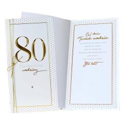 Karnet 80 lat PM 197 KUKARTKA