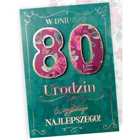 Karnet 80 lat DPK 029 KUKARDKA