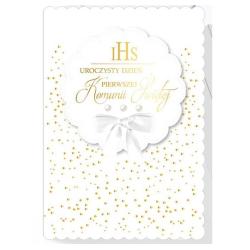 Karnet dk892 Komunia Św. KUKARTKA