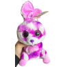 Maskotka pluszowa Zając 30cm brokatowe oczy PAWS