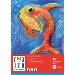 Креслярський блок А3 білий 20k creatinio