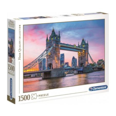 PUZZLE 1500 EL TOWER BRIDGE SUNSET 31816 CLEMENTON