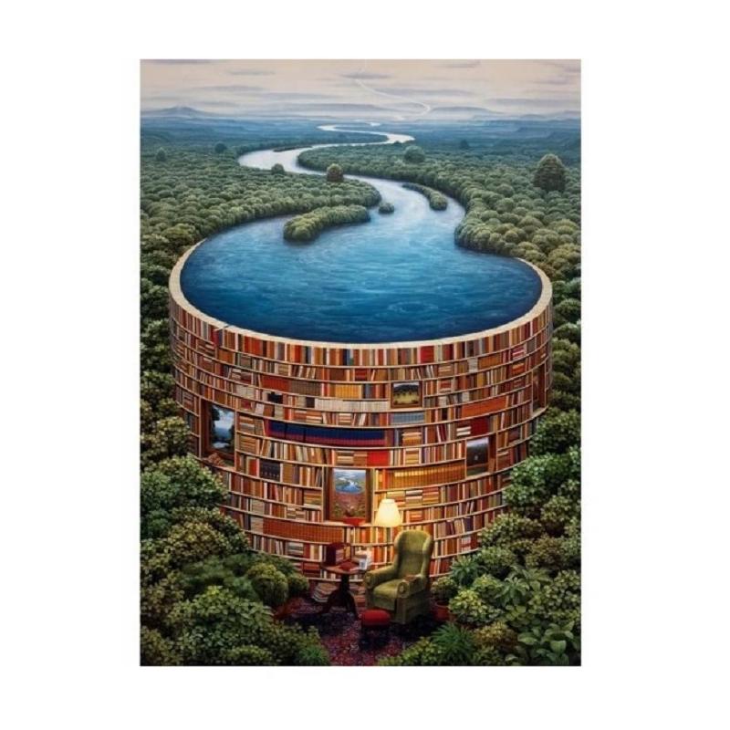 Puzzle 1000el. Bibliodame 39603 CLEMENTONI