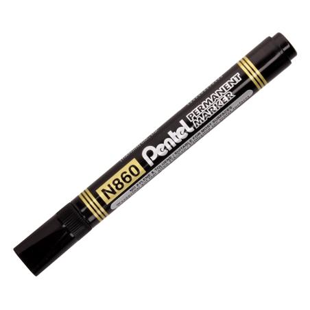 Перманентний маркер PENTEL N-860 розрізає. чорний